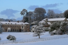 Boconnoc-House-in-the-Snow
